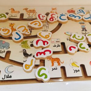 متاهه حروف لغه عربيه